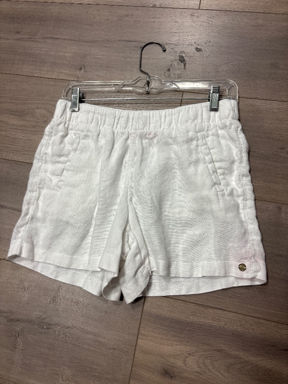 Lilly Pulitzer linen white shorts
